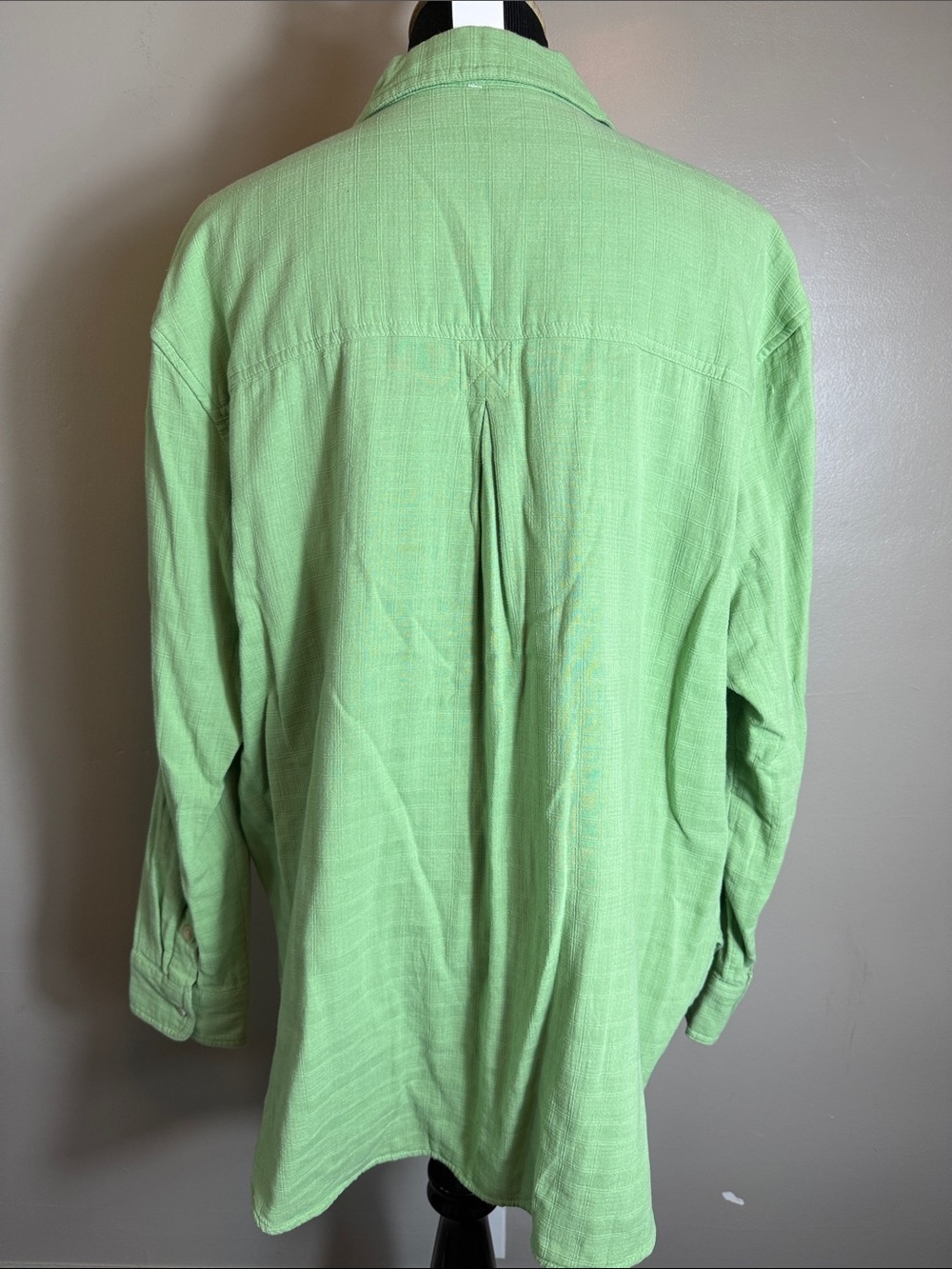 Sonoma Lightweight Button-Up Shirt in Light Green 100% Cotton Sz L NWT - Picture 7 of 11